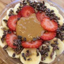 Gluten-free acai bowl from Juice Generation